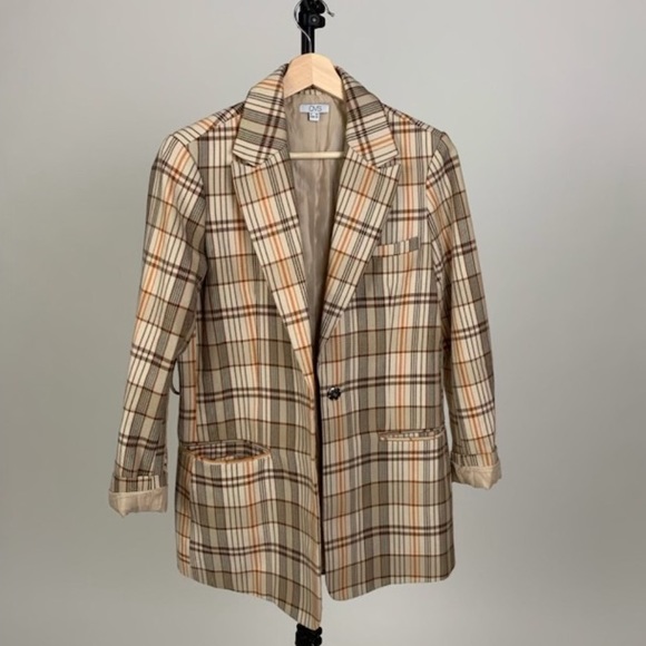 Plaid Blazer - Picture 1 of 7